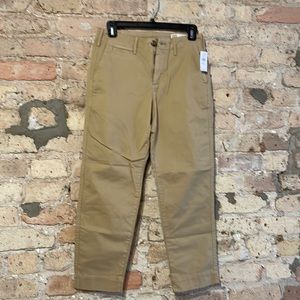 Gap 0 petite khakis straight leg